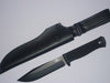 Fallkniven S1 Fixed Blade w/Leather Sheath Black